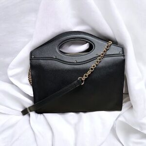 2/$30 A New Day Target Black Gold Studded Casual Career Crossbody Handbag